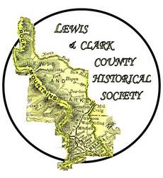 map of Lewis and Clark county as a logo