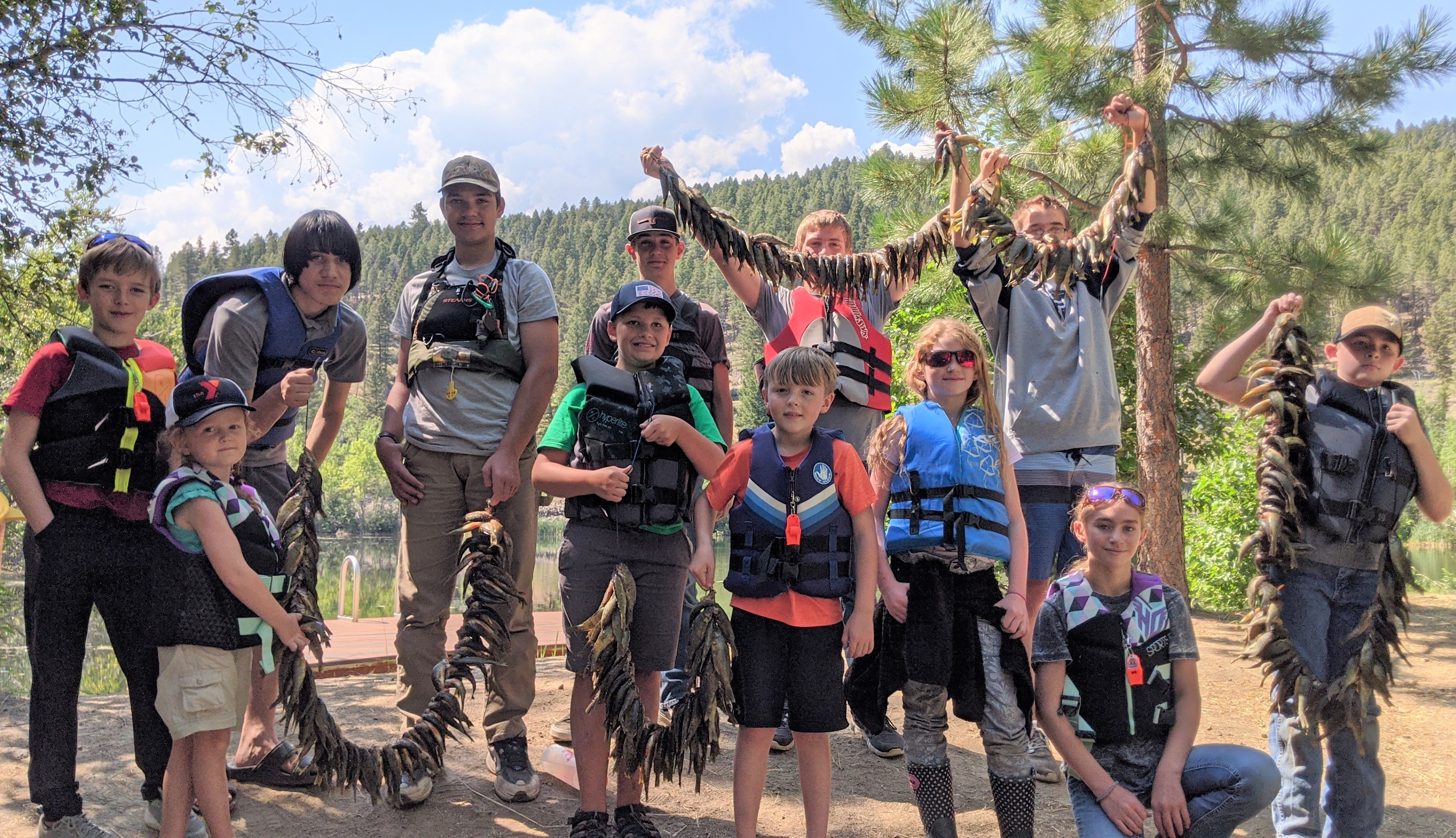 Sport Fishing Youth with Fish